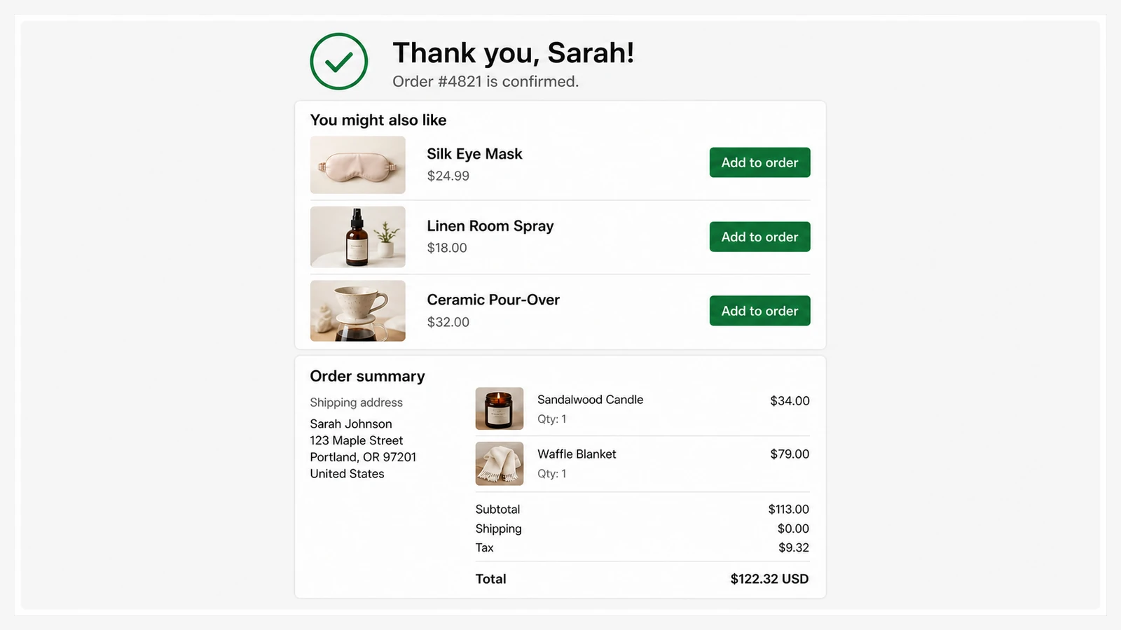 Checkout Upsell